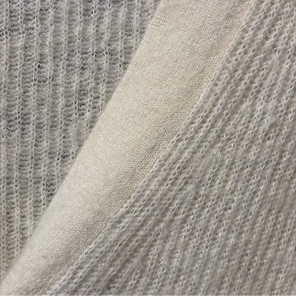 Quince Baby Alpaca-Wool Blend Cropped Ivory Cardigan - Picture 7 of 16